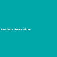 Rustikale Marmor-M&uuml;tze