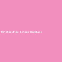Reichhaltige Leinen-Badehose