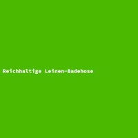 Reichhaltige Leinen-Badehose