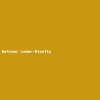 Weicher Leder-Klositz