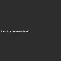 Leichte Wasser-Gabel