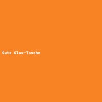 Gute Glas-Tasche